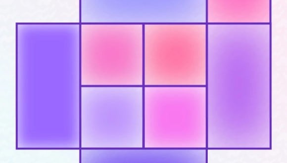 En esta imagen se puede ver varios cuadrados y rectángulos de distintos colores. (Foto: genial.guru)