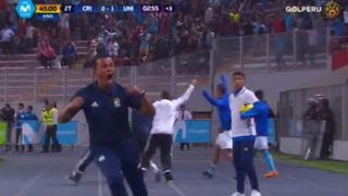 Pablo Zegarra se descontroló en el gol de último minuto a la 'U' [VIDEO]