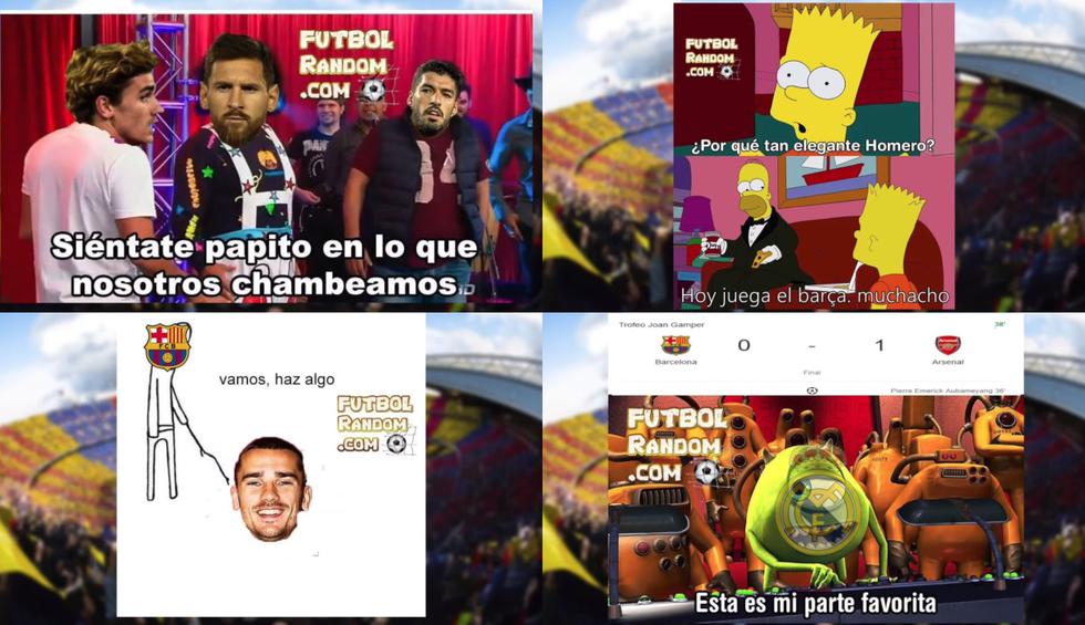 ¡No dejarás de reír! Los mejores memes del Barcelona-Arsenal por el Trofeo Joan Gamper 2019 [FOTOS]