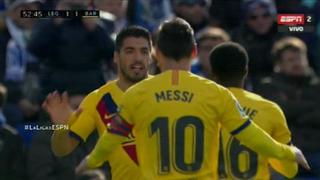 Llegó al rescate: Suárez, de cabeza, puso el 1-1 del Barcelona ante Leganés por LaLiga Santander 2019 [VIDEO]