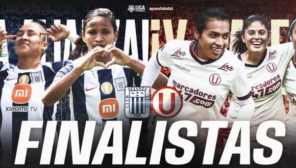 Alianza Lima y Universitario se medirán este domingo en la final de ida de la Liga Femenina 2023. (Foto: @ligafemfpf)