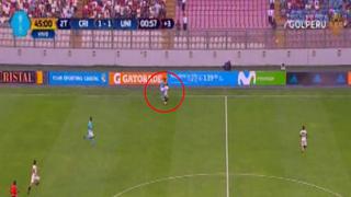 Sporting Cristal: Carlos Lobatón hizo espectacular huacha ante Universitario [VIDEO]