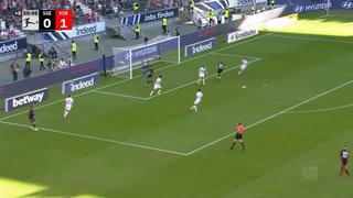 Para romper la mala racha: Santos Borré marcó el 1-1 para Eintracht vs. Colonia en la Bundesliga [VIDEO]