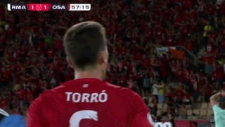 Se durmió el Madrid y Osasuna pegó: golazo de Lucas Torró para el 1-1 en la Copa del Rey