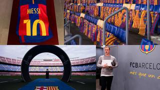 Tensión: las mejores imágenes del Camp Nou antes del partido de Champions League