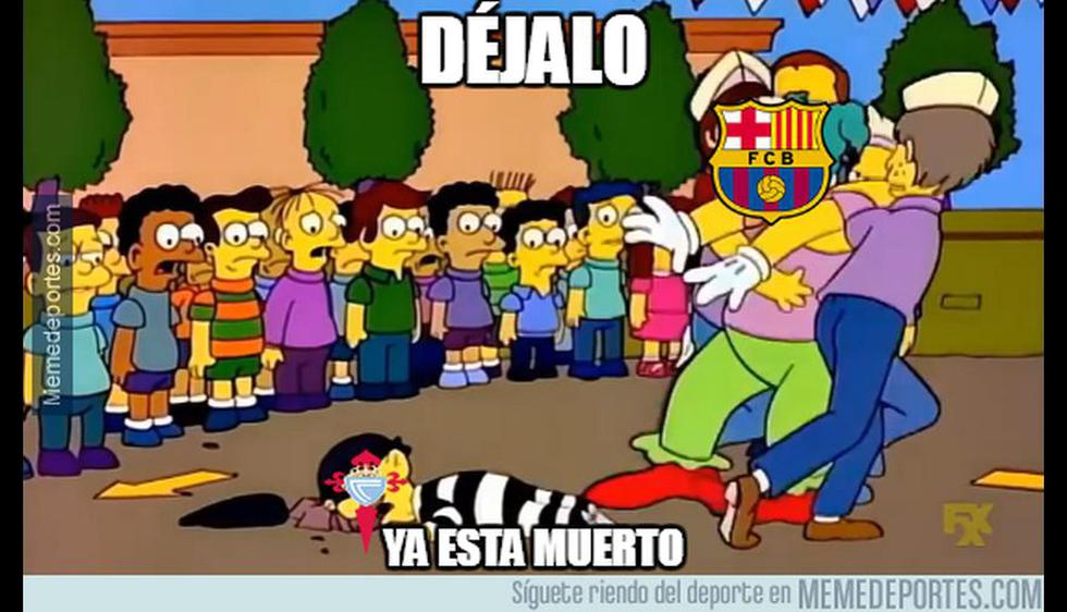 Los mejores memes de la victoria de Barcelona sobre Celta de Vigo por Copa del Rey. (Meme Deportes / Difusión)