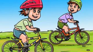 Acertijo visual ‘Illuminati’: responde cuál es el error en los niños en bicicleta y ve contra la lógica