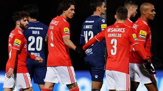Salieron con 9 jugadores y sufrieron 7 goles: escándalo en Portugal por partido de Belenenses ante Benfica