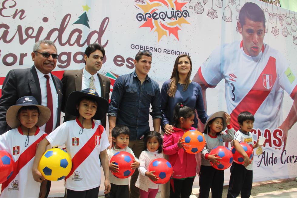 Selección Peruana: Aldo Corzo fue homenajeado por el Gobierno Regional de Arequipa. (Fotos: Gobierno Regional de Arequipa)