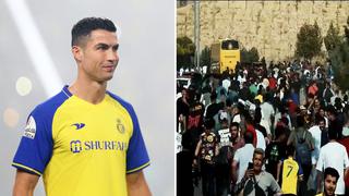 Llegada de Cristiano Ronaldo a Irán desató la locura de los hinchas locales | VIDEO