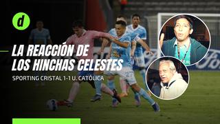 Sporting Cristal 1 - 1 U. Católica: La molestia de los hinchas celestes tras el empate en Copa Libertadores