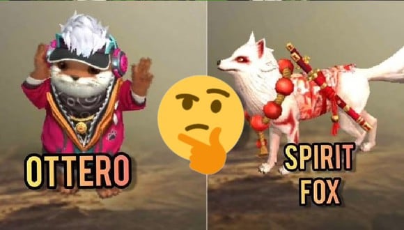Free Fire: ¿Ottero o Spirit Fox? Te decimos cuál es la mejor mascota
