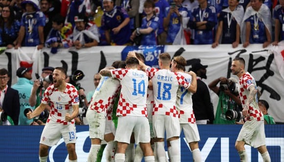 Croacia venció a Japón y clasifica a cuartos de final en el Mundial Qatar 2022. (Getty Images)