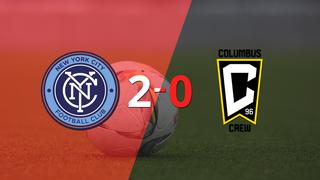 New York City FC le ganó con claridad a Columbus Crew SC por 2 a 0