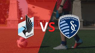 ¡Ya se juega la etapa complementaria! Minnesota United vence Sporting Kansas City por 2-1