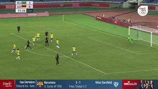 Llegó el descuento: Nadiem Amiri anota el 3-1 en Brasil vs. Alemania [VIDEO]