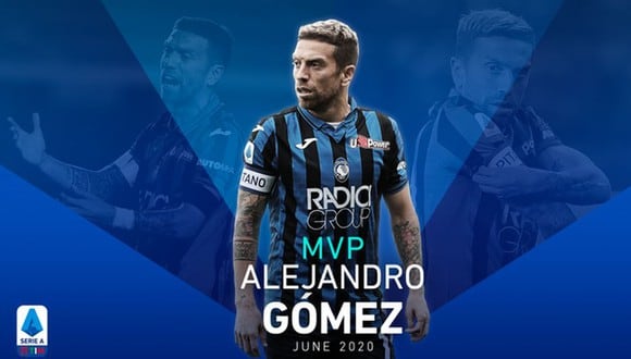 'Papu' Gómez elegido MVP en Italia (Foto: Serie A)