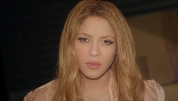 La colombiana en el videoclip de "Acróstico" (Foto: Shakira / YouTube)
