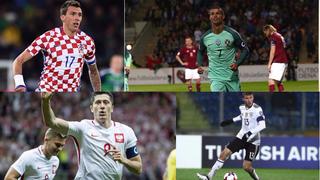 Alistan la pólvora: Cristiano Ronaldo, Lewandowski y los goleadores de Europa en las Eliminatorias