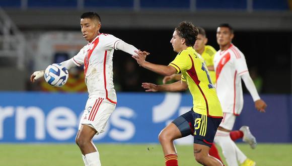 Perú cayó 2-1 ante Colombia por el Sudamericano Sub-20. (Foto: Selección Peruana)