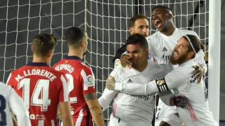 Real Madrid venció 2-0 a Atlético Madrid de local por LaLiga Santander