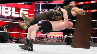 ¿Que la WWE es ficticia? Brock Lesnar tuvo pelea real con Braun Strowman en Royal Rumble [VIDEO]