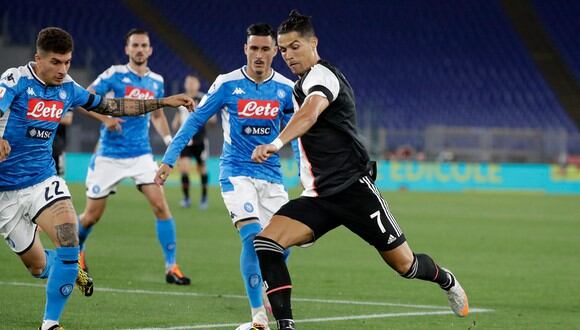 Juventus y Napoli se enfrentarán en Turín luego de polémica por coroanvirus. (Foto: AFP)