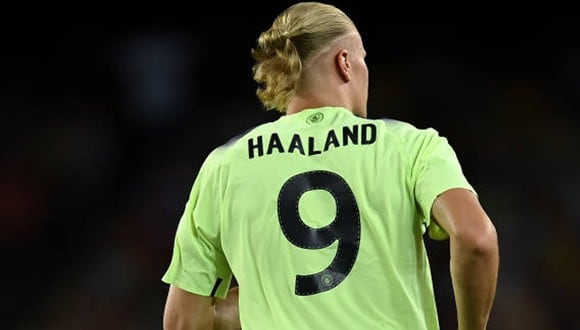 Erling Haaland llegó a Manchester City por 60 millones de euros. (Getty Images)