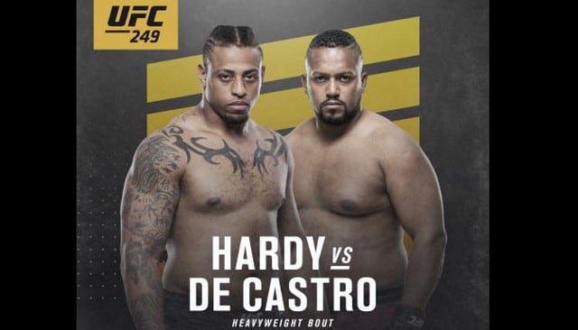 Greg Hardy vs Yorgan De Castro - Cartelera estelar. (UFC)