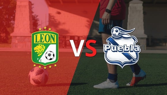 Termina el primer tiempo con una victoria para Puebla vs León por 1-0