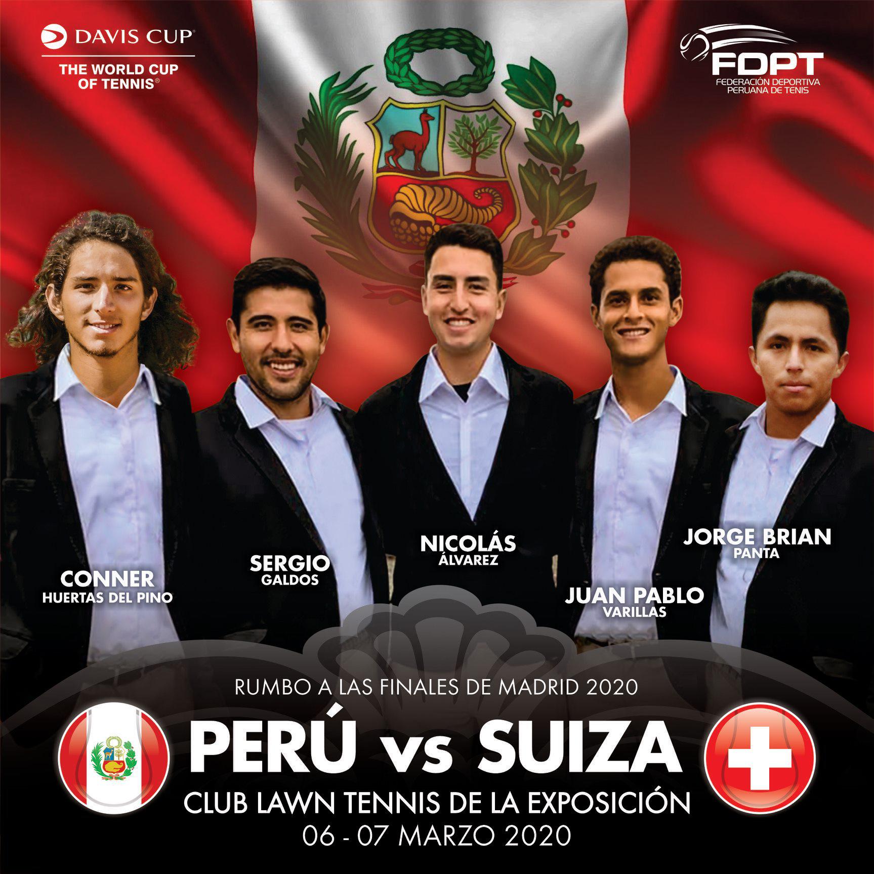 Composición del quinteto peruano. (Foto: Tenis Al Máximo)