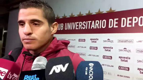 Aldo Corzo habló con los medios tras la victoria sobre Sporting Cristal. (Video: Wilmer Robles)