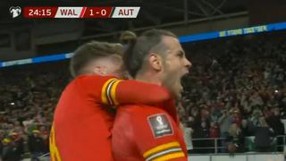 Golazo de tiro libre: Gareth Bale anotó el 1-0 favor de Gales vs. Austria por el repechaje [VIDEO]