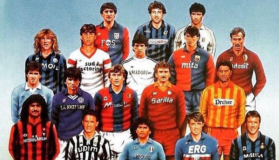 Del recuerdo: la temporada de la Serie A que reunió a los mejores jugadores de la época.