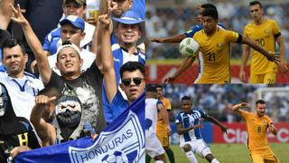 Igualados en todos: lo que no se vio del empate entre Honduras y Australia por repechaje Rusia 2018 [FOTOS]