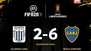 Alianza había eliminado a Flamengo: Boca Juniors venció 6-2 a los íntimos y clasificó a la semifinal del torneo de FIFA 20