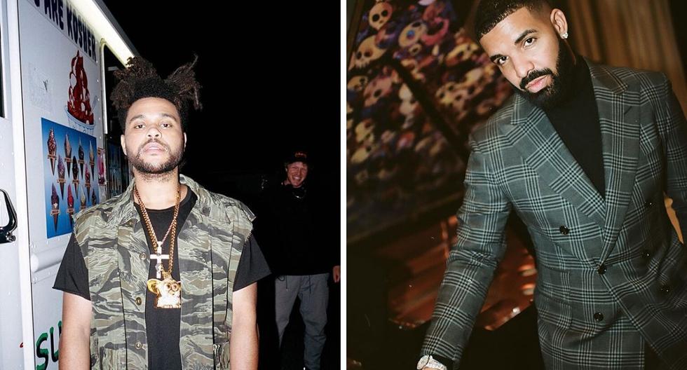 Drake y The Weeknd cumplieron el sueño del menor de "conocerlos".(@champagnepapi / @theweeknd)