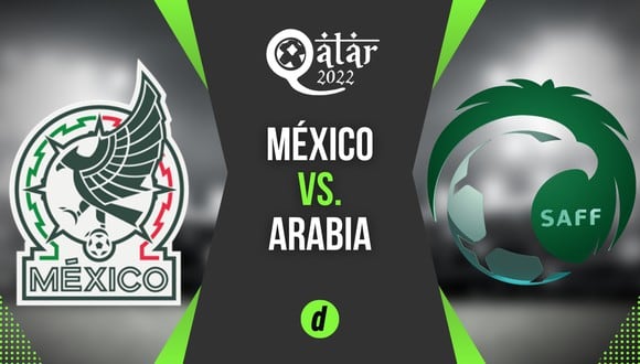 México vs. Arabia Saudita: fecha, horarios y canales del partido por el Mundial de Qatar 2022 (Foto: Depor).