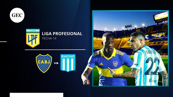 Boca Juniors vs. Racing Club: horarios, apuestas y canales de TV para ver la Liga Profesional