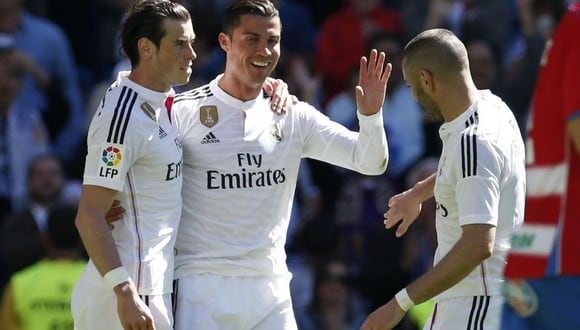 Karim Benzema, Gareth Bale y Cristiano Ronaldo formaron la llamada 'BBC'. (Foto: agencias)