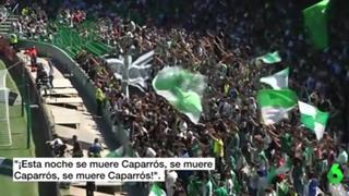''Esta noche se muere Caparrós'': terrible cántico de los ultras del Betis contra el DT de Sevilla [VIDEO]