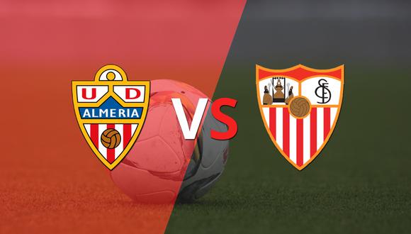 Comienza el segundo tiempo del empate entre Almería y Sevilla