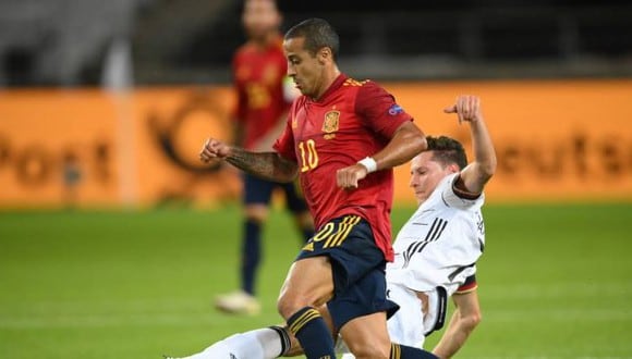España vs. Alemania se enfrentaron por la UEFA Nations League. (Foto: EFE)