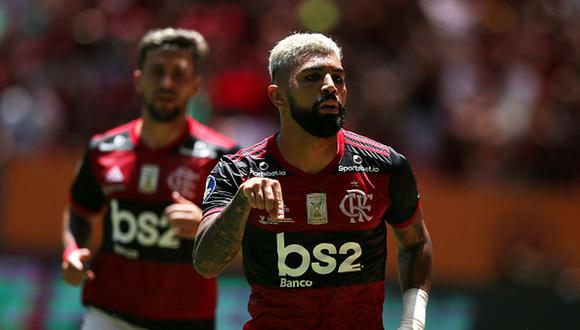 Gabriel Barbosa no jugará el primer partido de la Recopa Sudamericana 2020. (Foto: Getty)