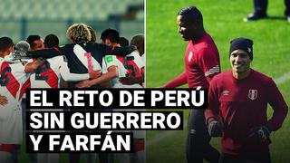 Por primera vez en la era Gareca, Perú afrontará el gran reto de jugar sin Paolo Guerrero y Jefferson Farfán 