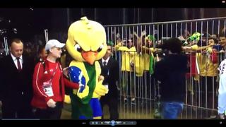 ¡A la reja! Mascota de Brasil fue arrestado por la policía rusa en las afueras del hotel