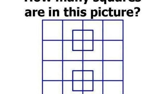 Observa con mucho cuidado y trata de encontrar todos los cuadrados que aparecen en la imagen.| Foto: genial.guru