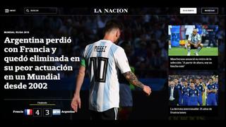 ¡Messi chau! Las reacciones de los medios en el mundo tras la eliminación de Argentina en Rusia 2018