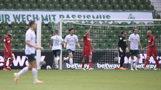 ¡Una aplanadora! Werder Bremen marcó tres goles en menos de 30 minutos y se aferra a la Primera División 