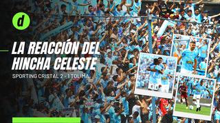 ¡Fiesta en el Gallardo!: la reacción de los hinchas de Cristal tras la victoria 2 -1 a Tolima en la ‘Tarde Celeste 2023′